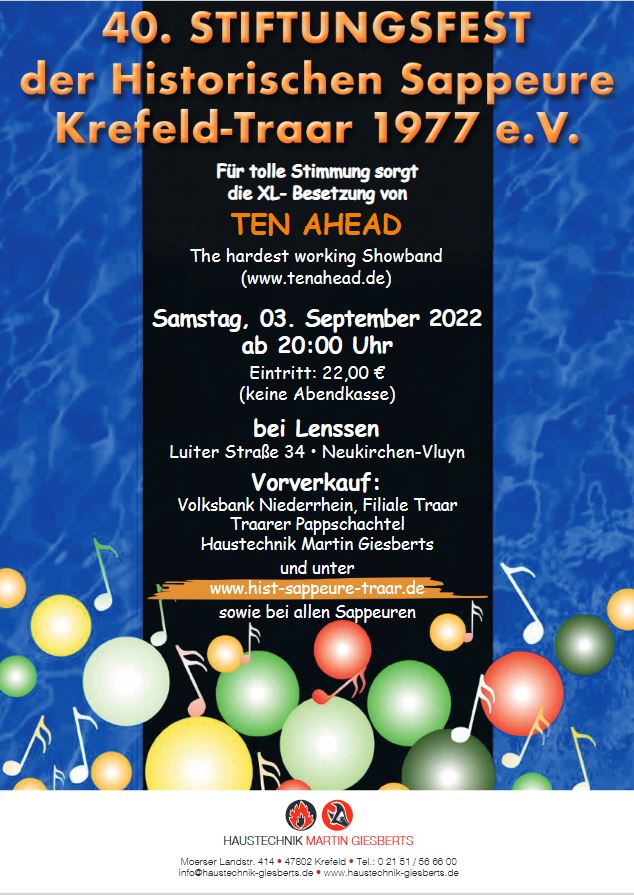 Plakat Stiftungsfest 2022